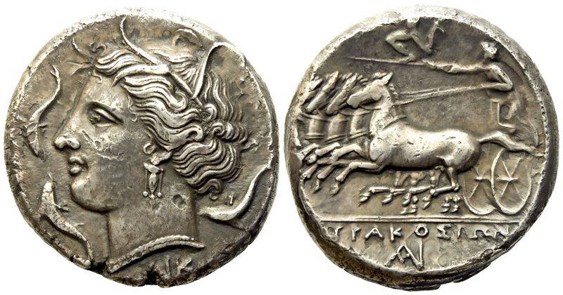 Sicily, Syracuse, Agathokles (317-289 Bc), Tetradrachm, Ar (g 16,70; MM 24,5)