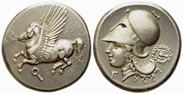 Corinthia, Corinth (c. 375-300 BC), Stater, AR (g 8,52; mm 20,8)