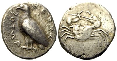 Sicily, Akragas, (C. 495-480/78 Bc), Didrachm, Ar (g 8,81; MM 21,7)