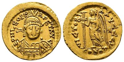 Leo i (457-474). Av Solidus (20mm, 4.46g).