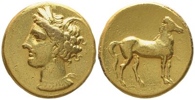 Carthage (C.ca 350-310 Bc), Stater; El (7,26 G; 19 MM)