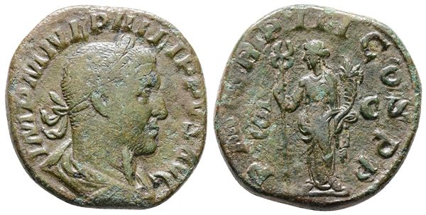 Philip I (244-249). Æ Sestertius (29mm, 16.73g).