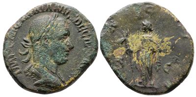 Trajan Decius (249-251). Æ Sestertius (28mm, 14.84g).