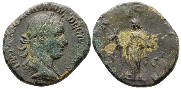 Trajan Decius (249-251). Æ Sestertius (28mm, 14.84g).  - Auction Greek, Roman and Byzantine Coins	 - Bertolami Fine Art - Prague