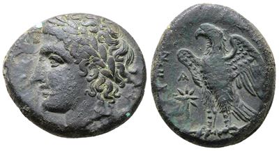 Sicily, Syracuse. Hiketas II (287-278 Bc). Æ (23mm, 10.68g)