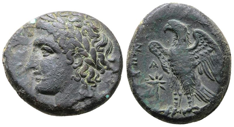 Sicily, Syracuse. Hiketas II (287-278 Bc). Æ (23mm, 10.68g)