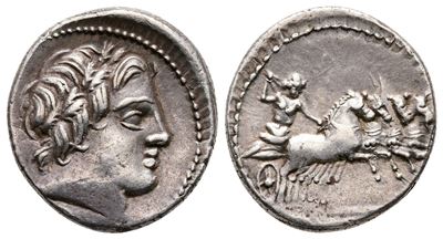 Gargilius, Ogulnius And Vergilius, Rome, C. 86 Bc. Ar Denarius (18mm, 4.03g).