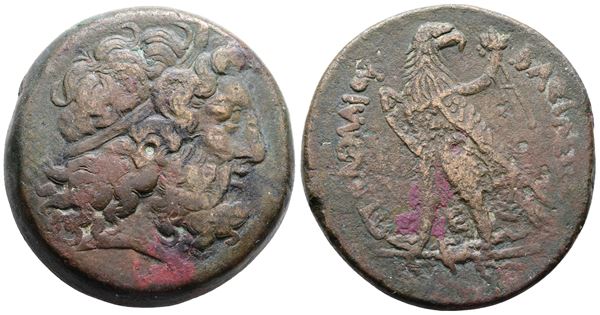 Ptolemaic Kings of Egypt, Ptolemy III Euergetes (246-222 BC). Æ Tetrobol (38mm, 44.86g).