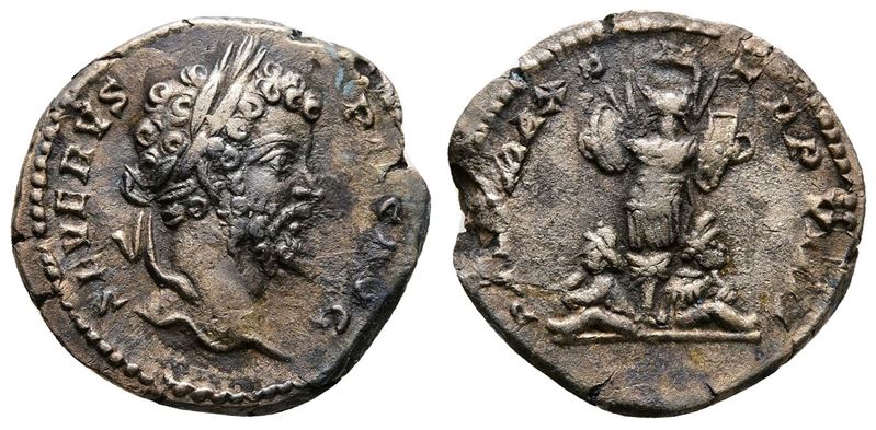 Septimius Severus (193-211). Ar Denarius (19mm, 2.77g).