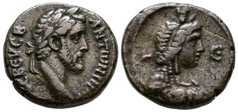 Antoninus Pius (138-161). Egypt, Alexandria. Bi Tetradrachm (24mm, 12.45g)
