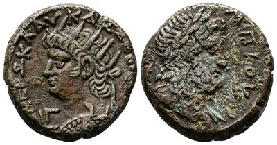 Nero (54-68). Egypt, Alexandria. Bi Tetradrachm (24mm, 12.52g)