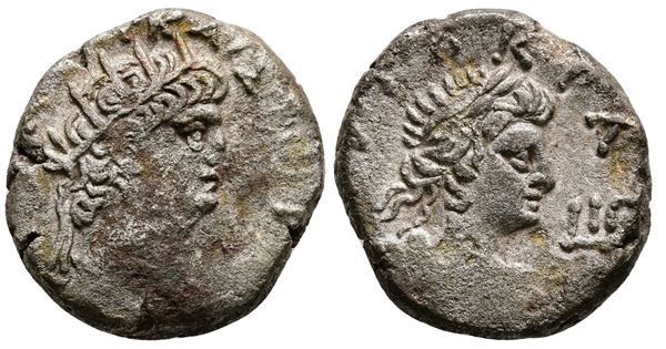 Nero (54-68). Egypt, Alexandria. BI Tetradrachm (23mm, 12.07g)