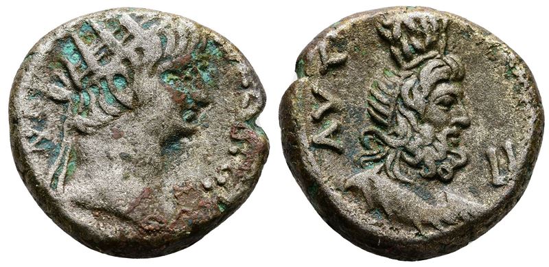 Nero (54-68). Egypt, Alexandria. Bi Tetradrachm (23mm, 12.68g)
