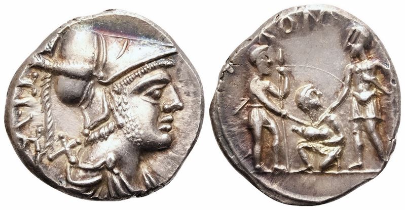Ti. Veturius, Denarius, Rome, 137 BC; AR (4 g; 18,8 mm; 3 h)