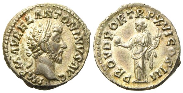 Marcus Aurelius (138-161), Denarius, Rome, AD 161-162; AR (g 3,38; mm 17,5)