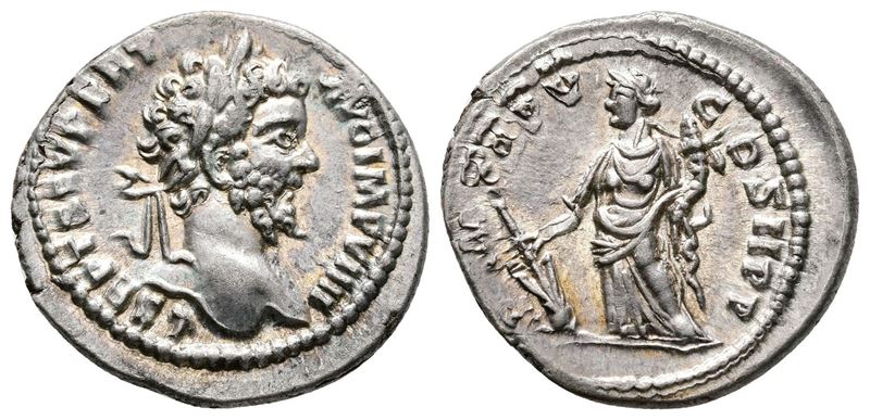 Septimius Severus (193-211). Ar Denarius (21mm, 3.71g).