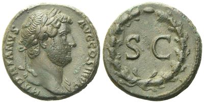 Hadrian (117-138), Dupondius Or As, Rome, Ad 130-138; Æ (g 12,55; MM 25)