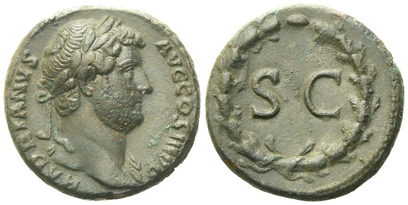 Hadrian (117-138), Dupondius Or As, Rome, Ad 130-138; Æ (g 12,55; MM 25)