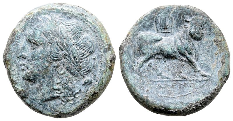 Northern Campania, Cales, c. 265-240 BC. Æ (22 mm, 7.45 g).