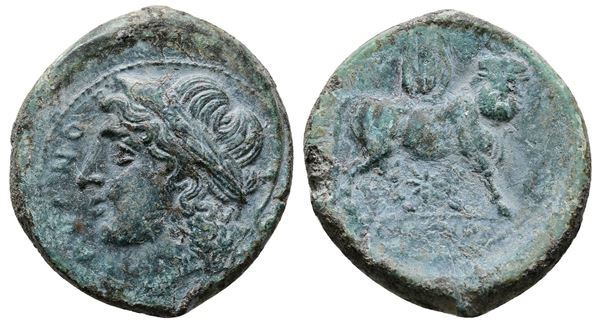 Northern Campania, Cales, c. 265-240 BC. Æ (22mm, 6.86g).