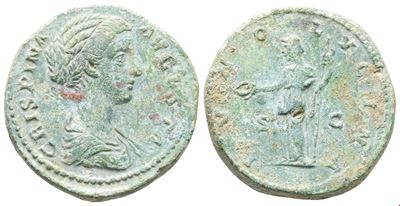 Crispina (augusta, 178-182). Æ As (25mm, 13.42g).