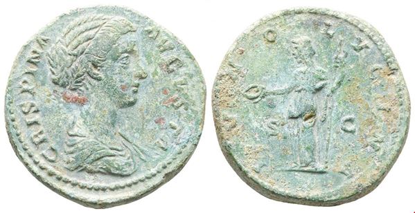 Crispina (Augusta, 178-182). Æ As (25mm, 13.42g).  - Auction Greek, Roman and Byzantine Coins	 - Bertolami Fine Art - Prague