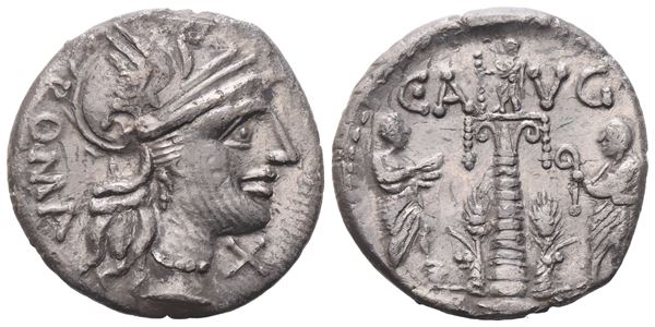 C. Minucius Augurinus, Denarius, 135 BC; AR (2,73 g; 18,6 mm; 6 h)