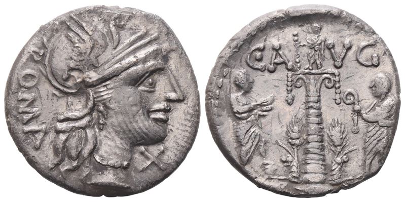 C. Minucius Augurinus, Denarius, 135 Bc; Ar (2,73 G; 18,6 MM; 6 H)
