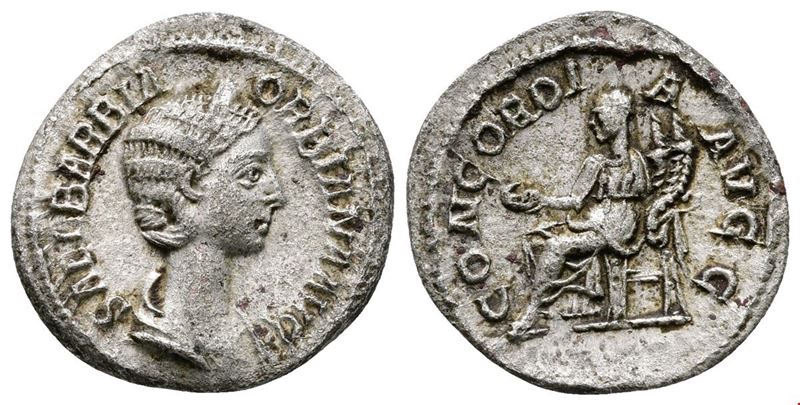 Orbiana (augusta, 225-227). Ar Denarius (19mm, 2.50g).
