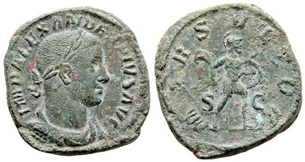 Severus Alexander (222-235). Æ Sestertius (31 mm, 23.89 g).