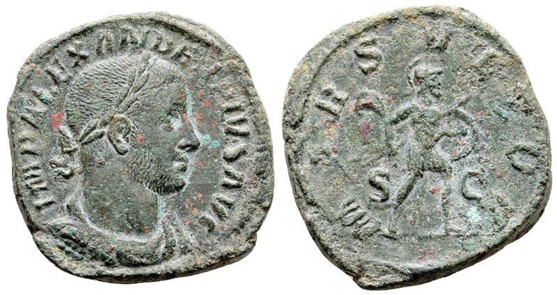 Severus Alexander (222-235). Æ Sestertius (31 MM, 23.89 G).
