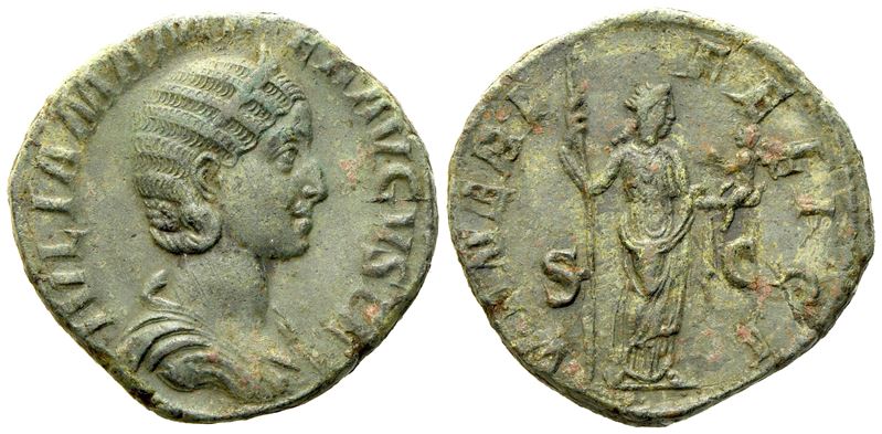 Julia Mamaea, Sestertius Struck Under Severus Alexander, Rome, Ad 222-235; Æ (g 15,84; MM 28)