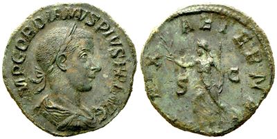 Gordian III (238-244), Sestertius, Rome, Ad 241-243; Æ (g 16,60; MM 29)