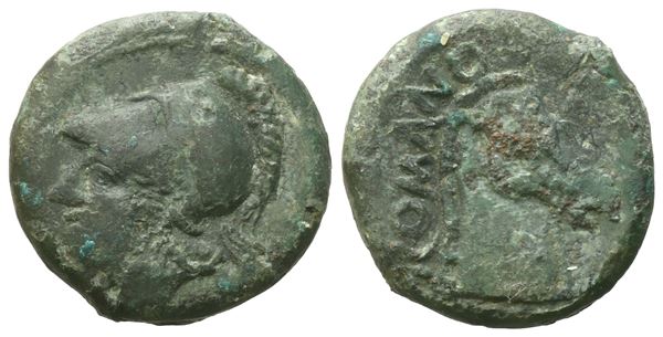 Anonymous, Litra, c. 260 BC; Æ (5,51 g; 17,4 mm; 3 h)