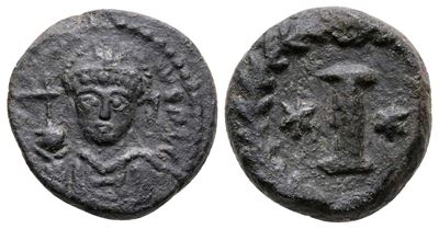 Justinian i (527-565). Æ 10 Nummi (18 MM, 5.44 G).