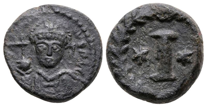 Justinian i (527-565). Æ 10 Nummi (18 MM, 5.44 G).