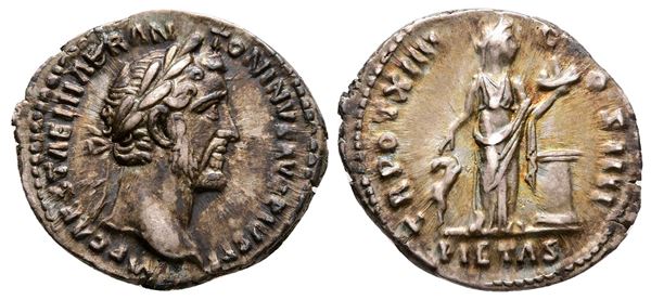 Antoninus Pius (138-161). AR Denarius (19 mm, 3.23 g).