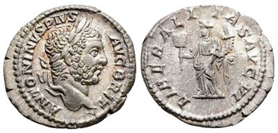 Caracalla (198-217). Ar Denarius (19 MM, 3.24 G).