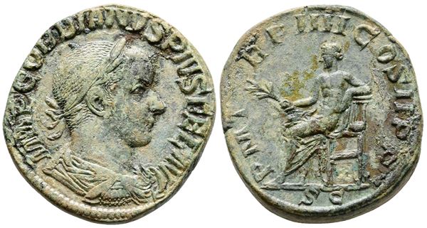 Gordian III (238-244). Æ Sestertius (30mm, 22.24g).