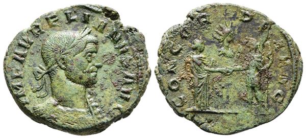 Aurelian (270-275). Æ As (25mm, 8.23g).