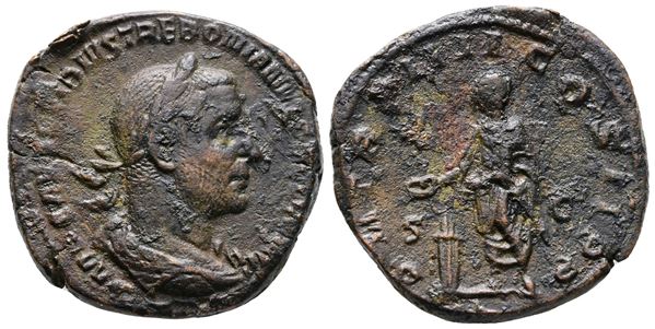 Trebonianus Gallus (251-253). Æ Sestertius (31mm, 20.36g).  - Auction Greek, Roman and Byzantine Coins	 - Bertolami Fine Art - Prague