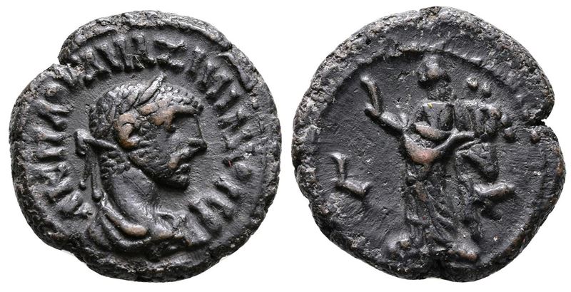 Maximianus (286-305). Egypt, Alexandria. Bi Tetradrachm (20mm, 6.46g)