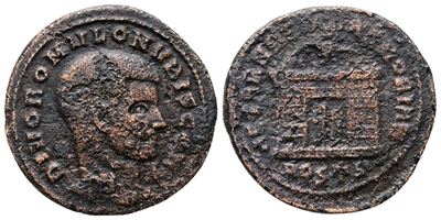 Divus Romulus (died Ad 309). Æ Follis (25mm, 5.86g).