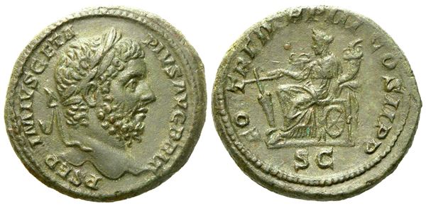 Geta (209-211), As, Rome, AD 211; Æ (g 13,10; mm 26)