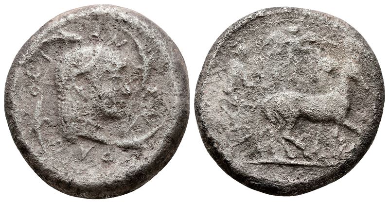 Sicily, Syracuse. Gelon i (485-478 Bc). Ar Tetradrachm (26 MM, 16.85 G).