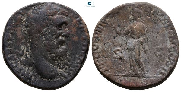 Pertinax (AD 193). Replica of Æ Sestertius (28 mm, 17.56 g).