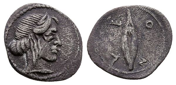 Sicily, Leontinoi, c. 466-460 BC. AR Litra (12 mm, 0.49 g).