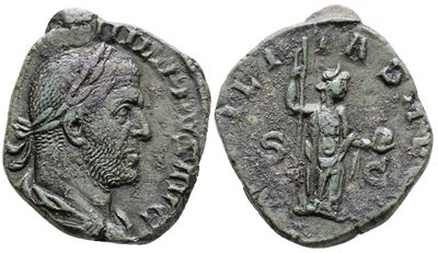 Philip i (244-249). Æ Sestertius (23 MM, 10.83 G).