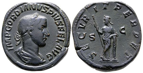 Gordian III (238-244). Æ Sestertius (31 mm, 26.28 g).
