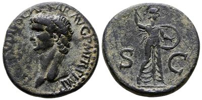 Claudius (41-54). Æ As (28 MM, 12.72 G).